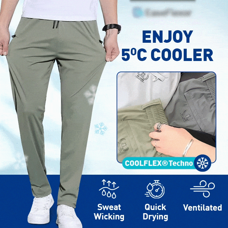 📢⏰Stretch Breathable Straight-Leg Casual Athletic Pants