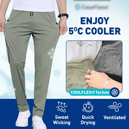 📢⏰Stretch Breathable Straight-Leg Casual Athletic Pants