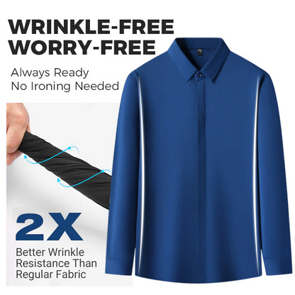 🎁2026 New Arrivals 50% OFF💥Men's Wrinkle-Free Button-Down Shirt