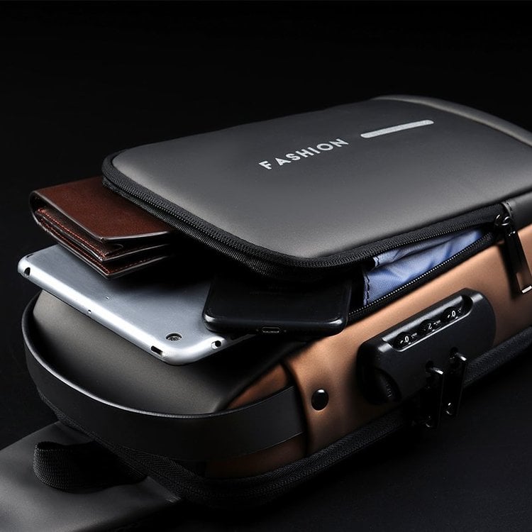 👜USB charging sport sling Anti-theft shoulder bag👜