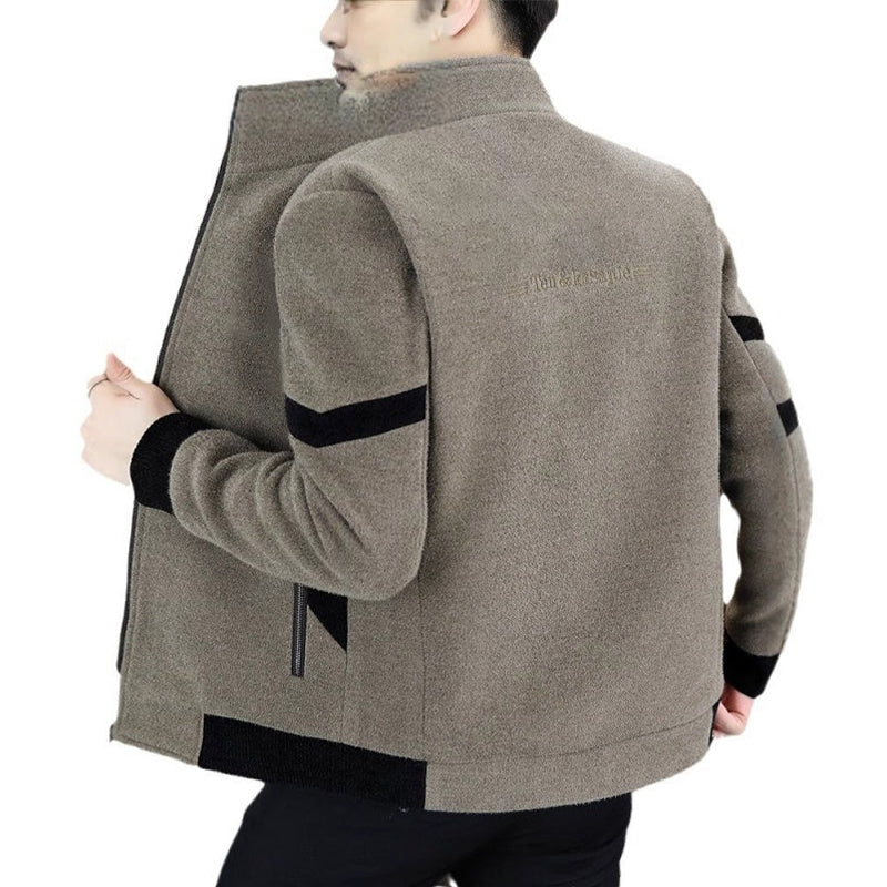 ✨New Arrival✨Men's Winter Thickened Lined Tweed Coat