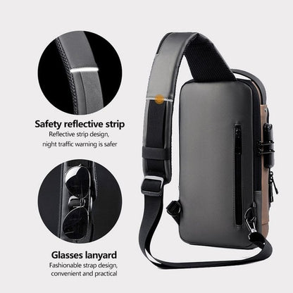 👜USB charging sport sling Anti-theft shoulder bag👜