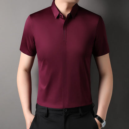 Men's Ice Silk Quick-drying Business Shirt（50% OFF）