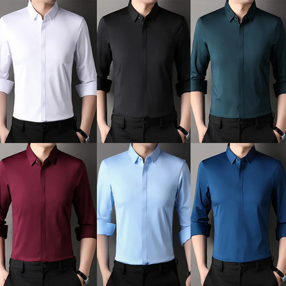 🎁2026 New Arrivals 50% OFF💥Men's Wrinkle-Free Button-Down Shirt