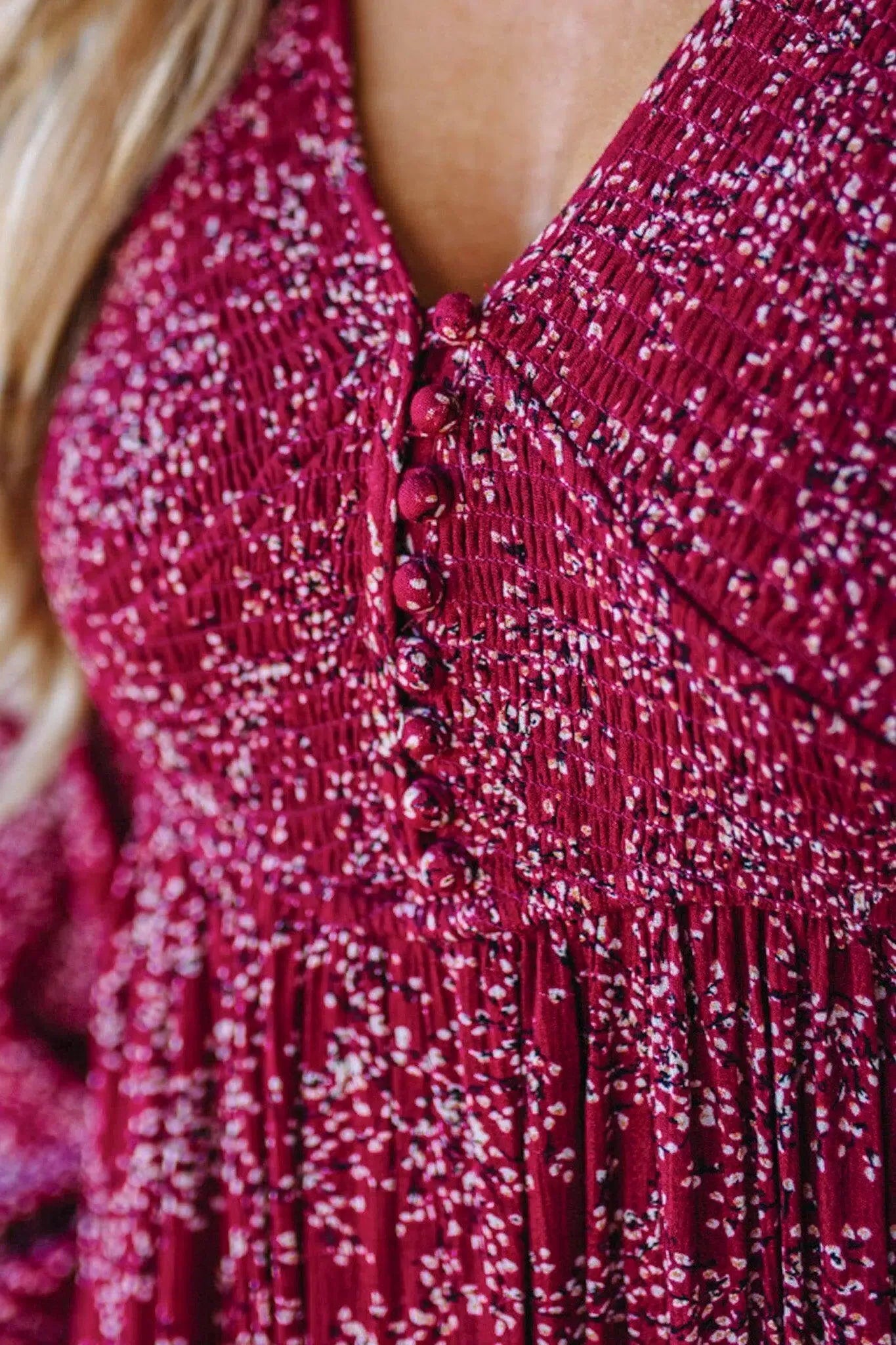 🌺50% OFF NOW! ✨ Women’s Floral Rayon Smocked-Waist Lined Maxi Dress – Flattering Fit, Lightweight Fabric & Elegant Boho Style 💃