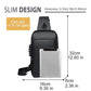 👜USB charging sport sling Anti-theft shoulder bag👜