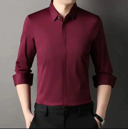 🎁2026 New Arrivals 50% OFF💥Men's Wrinkle-Free Button-Down Shirt