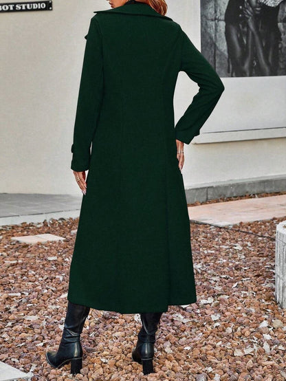 ⏳Limited-time 50% off⏰Women's Long Warm Double-Breasted Coat🧥