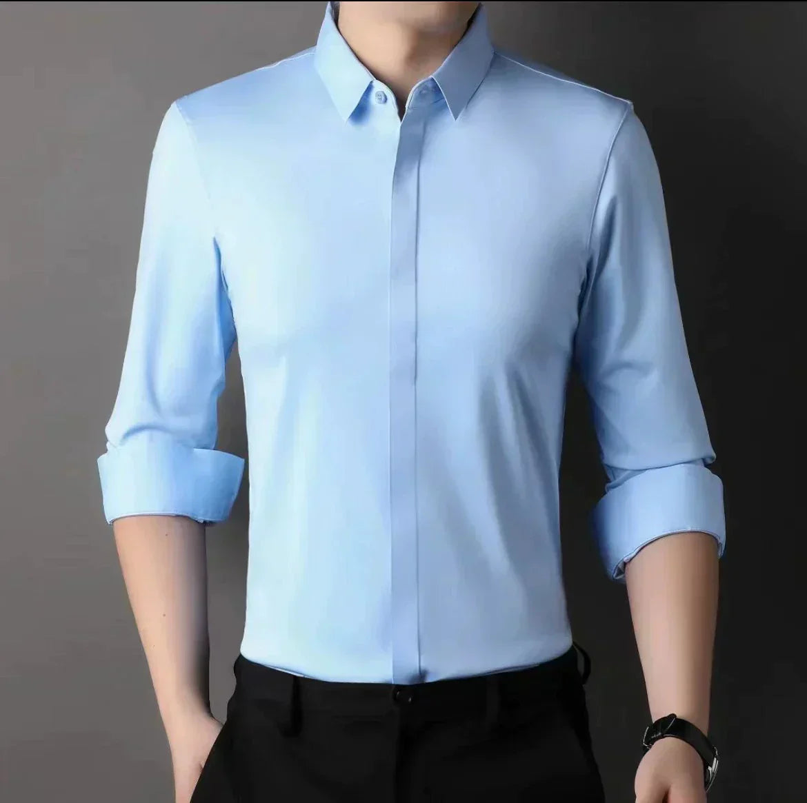🎁2026 New Arrivals 50% OFF💥Men's Wrinkle-Free Button-Down Shirt
