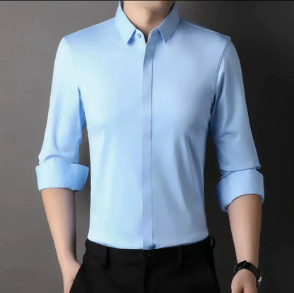 🎁2026 New Arrivals 50% OFF💥Men's Wrinkle-Free Button-Down Shirt