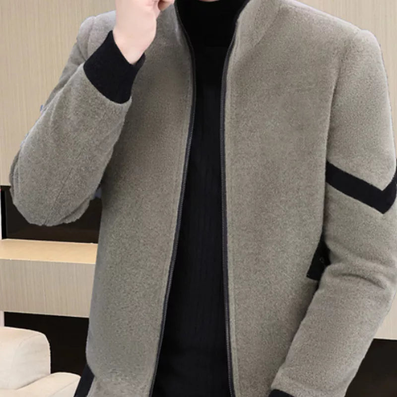 ✨New Arrival✨Men's Winter Thickened Lined Tweed Coat
