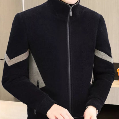 ✨New Arrival✨Men's Winter Thickened Lined Tweed Coat