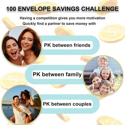 🎁LAST DAY SALE50% OFF✉️Savings Challenges Book with Envelopes💸