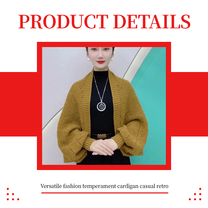 🔥2025 New Fashion🎀Fashion Hollow Out Knitted Shawl Coat