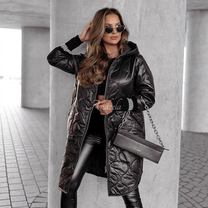 Women's Winter Padded Jacket with Hood