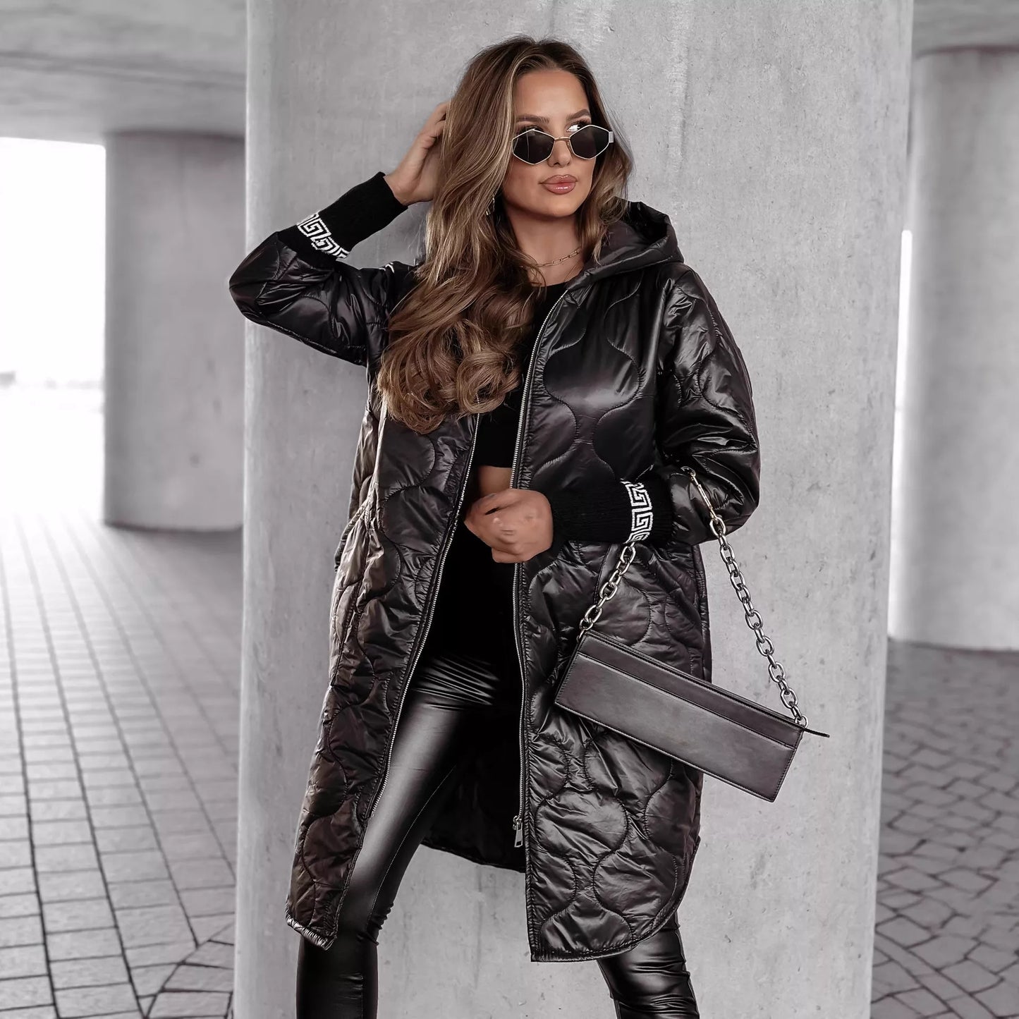 Women's Winter Padded Jacket with Hood