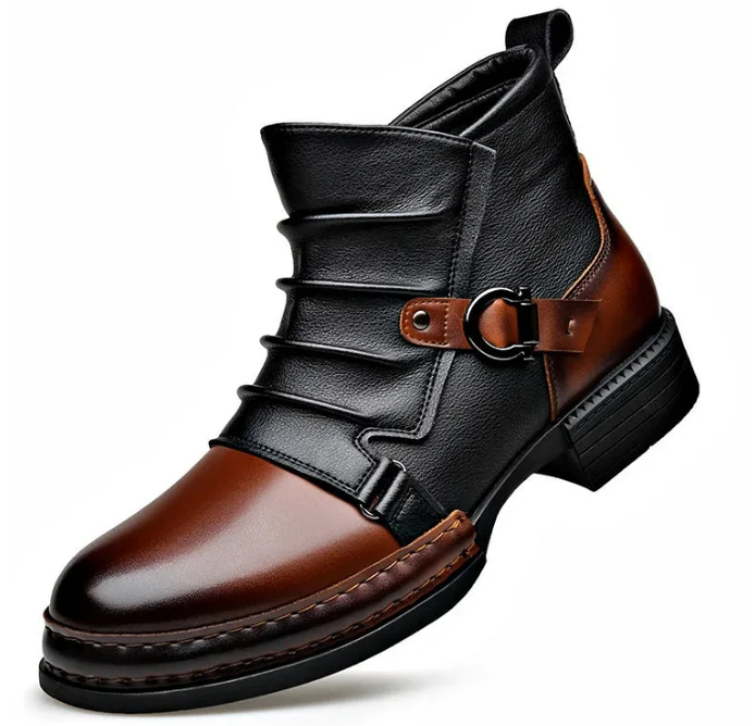 📢 ⏰Men's Genuine Leather Ankle Boots👞