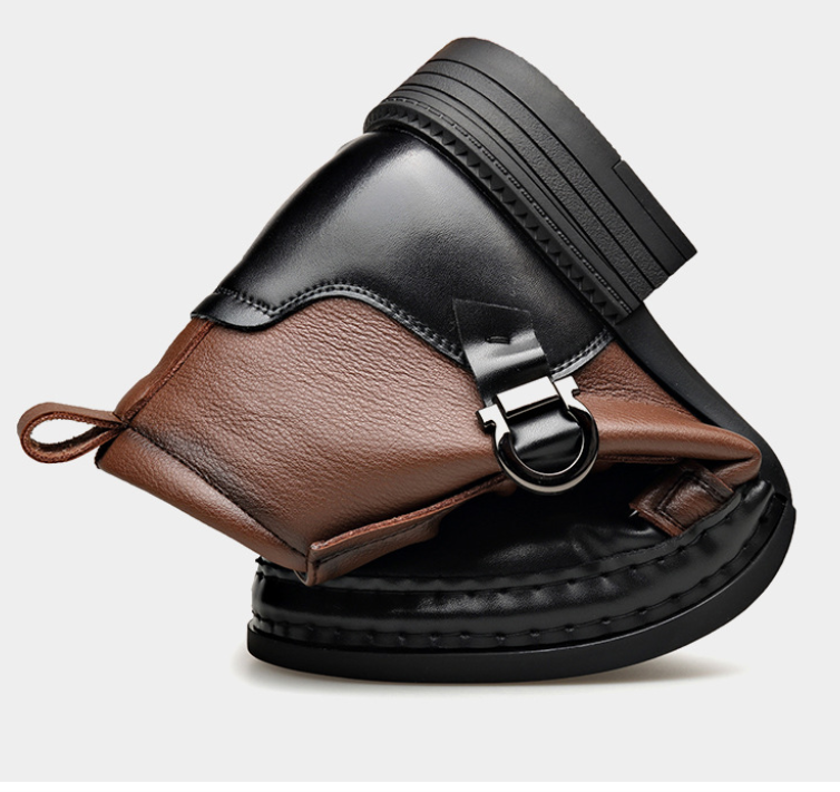 📢 ⏰Men's Genuine Leather Ankle Boots👞