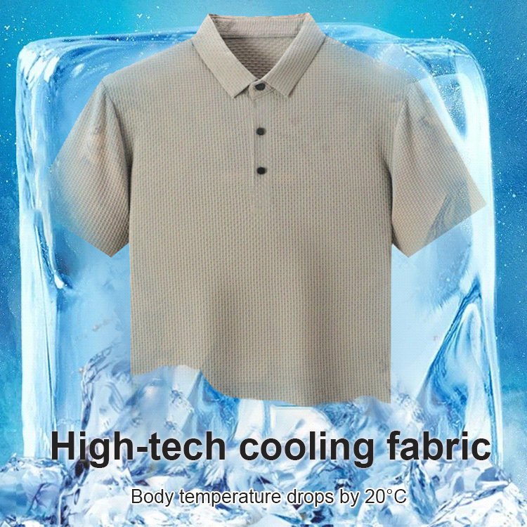 🎁Hot Sale 50% OFF⏳New Silk Business Casual Solid Color T-shirt