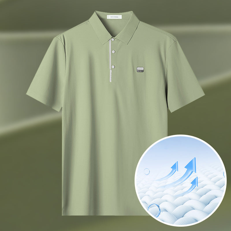 ⚡Men's Summer Cool Lapel T-Shirt👕