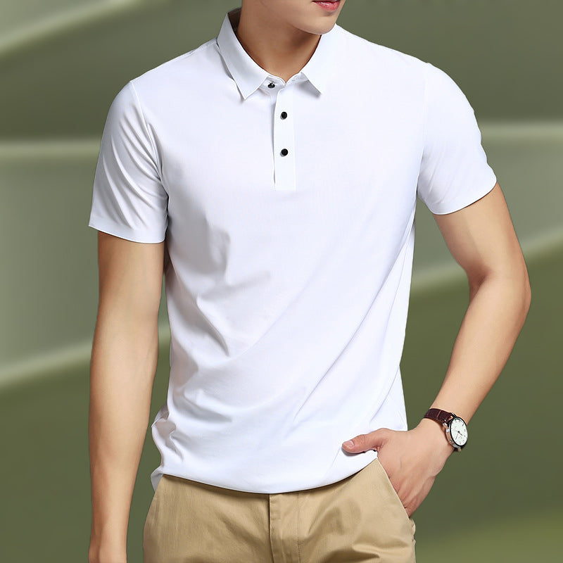 ⚡Men's Summer Cool Lapel T-Shirt👕