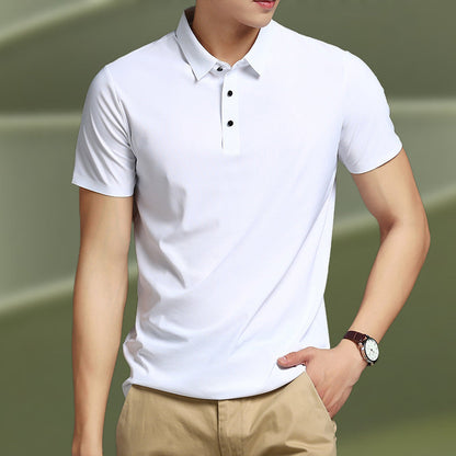 ⚡Men's Summer Cool Lapel T-Shirt👕