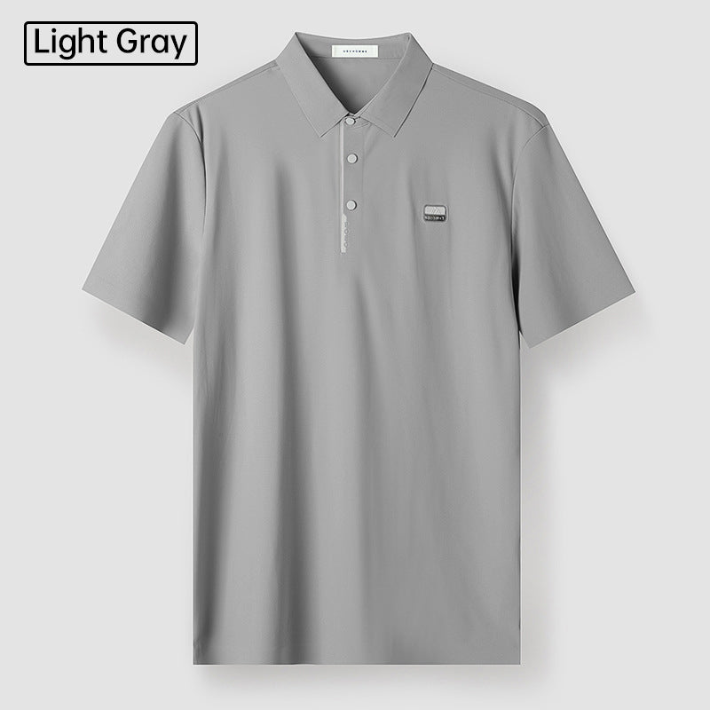 ⚡Men's Summer Cool Lapel T-Shirt👕