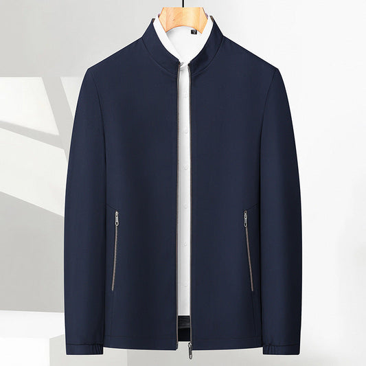 Men's Standing Collar Zipper Casual Jacket（50% OFF）