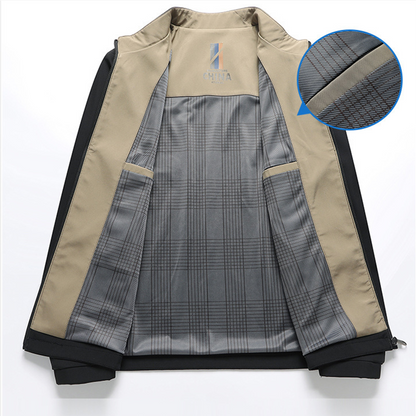 Veste décontractée à collier à collier debout pour hommes （50% de réduction）