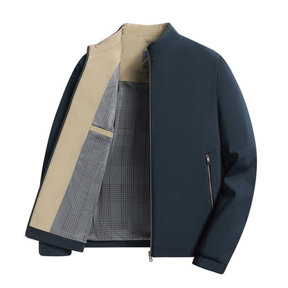 Veste décontractée à collier à collier debout pour hommes （50% de réduction）