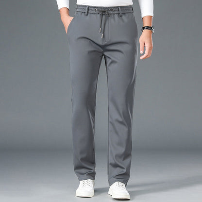 Men's Non-iron Mercerised Stretch Cotton Breathable Casual Sweatpants