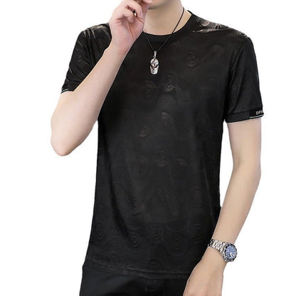 Men's Ice Silk Short Sleeve T-Shirt
