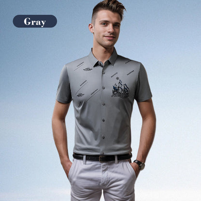 🔥Vente chaude (50 % de réduction)🔥Chemise boutonnée à manches courtes pour homme