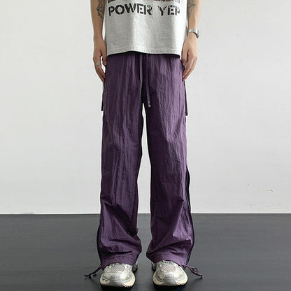 Stylish Lightweight Loose Side Zipper Mesh Trousers（50% OFF）