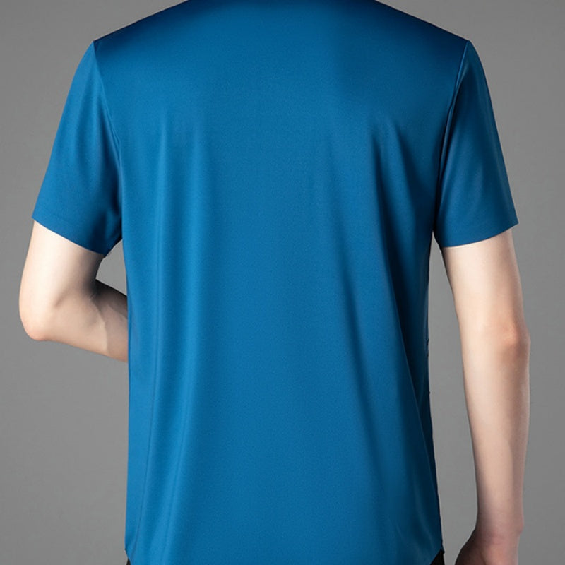 Business Business Casual Ice Silk Short Shirt