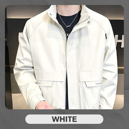 Veste zippée complète pour hommes avec poches