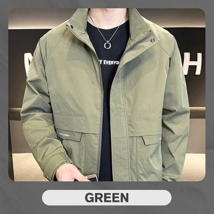 Veste zippée complète pour hommes avec poches