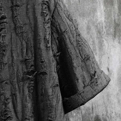 Men's Hollow Out Short Sleeve Shirt（50% OFF）