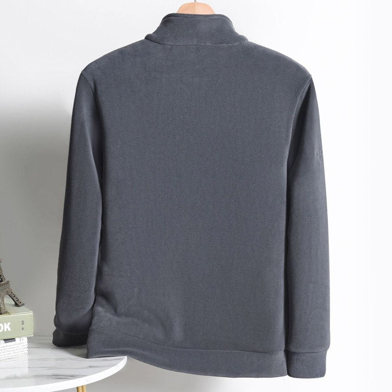 ✨Livraison gratuite✨Veste douce, épaisse et chaude avec fermeture éclair intégrale