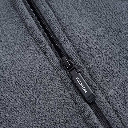 ✨Livraison gratuite✨Veste douce, épaisse et chaude avec fermeture éclair intégrale