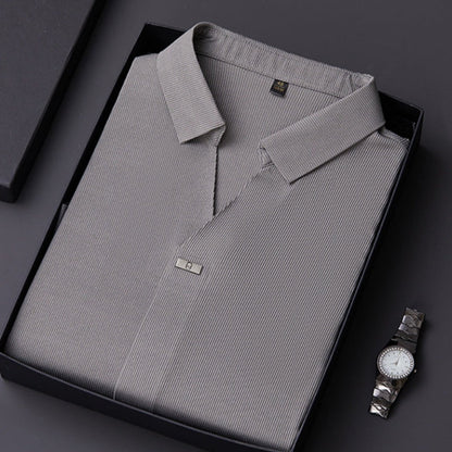 ✨New Arrival✨Comfortable Men's Solid Color Long Sleeve Shirt