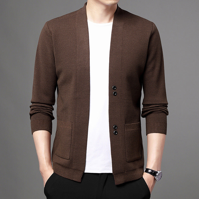 Comfortable Men's Knit Jacket with Buttons（50% OFF）
