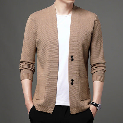 Comfortable Men's Knit Jacket with Buttons（50% OFF）