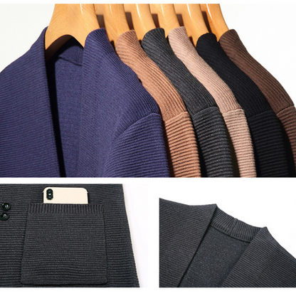 Comfortable Men's Knit Jacket with Buttons（50% OFF）
