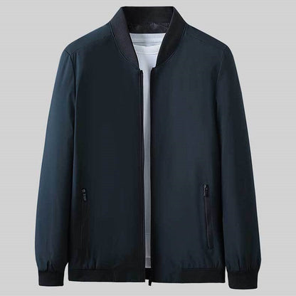 Veste à zip léger décontractée pour hommes avec poches