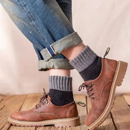 Chaussettes en laine synthétique thermique d'hiver unisexe