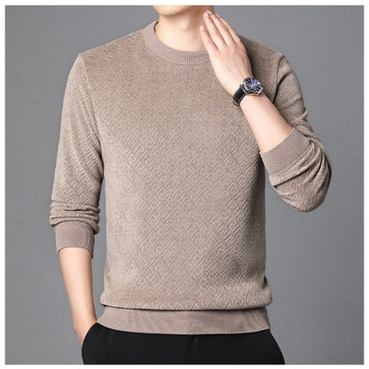 Pull à cou de cou de l'équipage pour hommes épaissis （50% de réduction）
