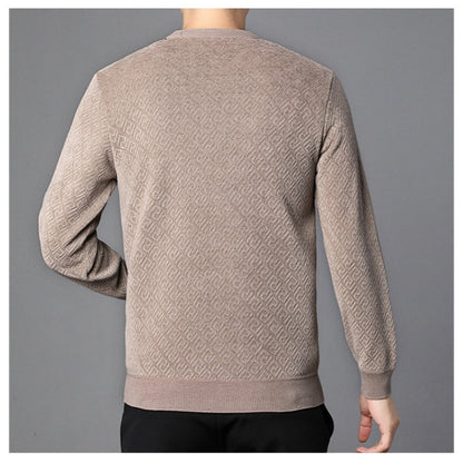 Pull à cou de cou de l'équipage pour hommes épaissis （50% de réduction）
