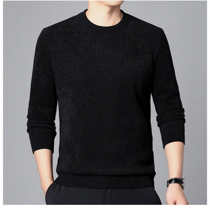 Pull à cou de cou de l'équipage pour hommes épaissis （50% de réduction）