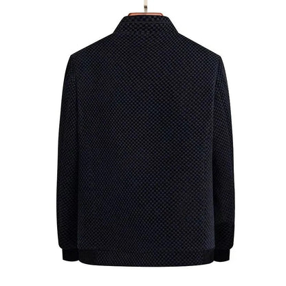 Veste chaude bordeuse en toison synthétique d'hiver pour hommes （50% de réduction）